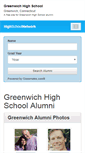 Mobile Screenshot of greenwichhighschool.net